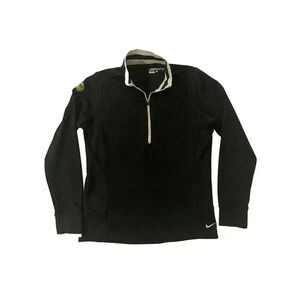 Womens Nike Golf Half Zip L Cheerios Racing NASCAR Pullover Long Sleeve Black